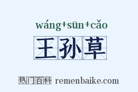 王孙草是什么意思的图片